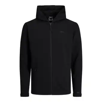 ANWB Jack & Jones Heren Cloud Zip Sweat Hood Zwart aanbieding