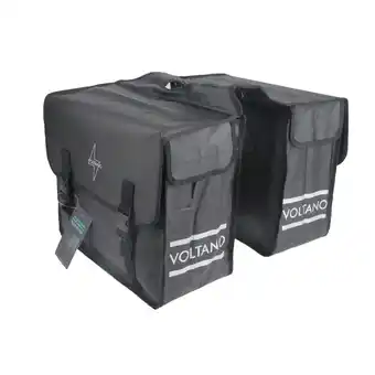 ANWB Voltano Dubbele Fietstas City 35L Zwart aanbieding