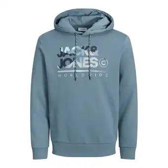 ANWB Jack & Jones Heren Luke Sweat Hood Blauw aanbieding
