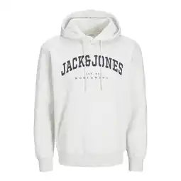 ANWB Jack & Jones Heren Caleb Sweat Hood Wit aanbieding