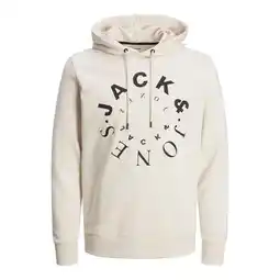 ANWB Jack & Jones Heren Warrior Sweat Hood Beige aanbieding