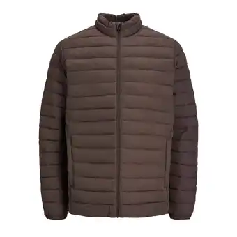 ANWB Jack & Jones Heren Recycle Puffer Collar Bruin aanbieding