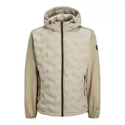 ANWB Jack & Jones Heren Heat Hybrid Jacket Beige aanbieding
