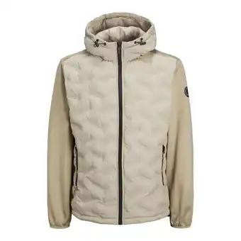 ANWB Jack & Jones Heren Heat Hybrid Jacket Beige aanbieding