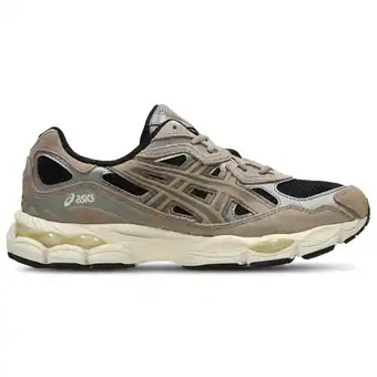 Foot Locker Asics GEL-NYC Sneakers Heren - Zwart - Maat 42.5 - Mesh/Synthetisch aanbieding