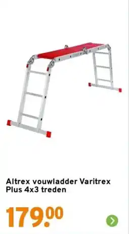 GAMMA Altrex vouwladder Varitrex Plus 4x3 treden aanbieding