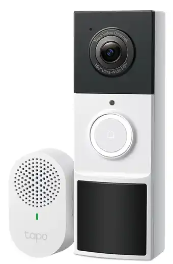 Coolblue TP-Link Tapo D210 Slimme Video Deurbel aanbieding