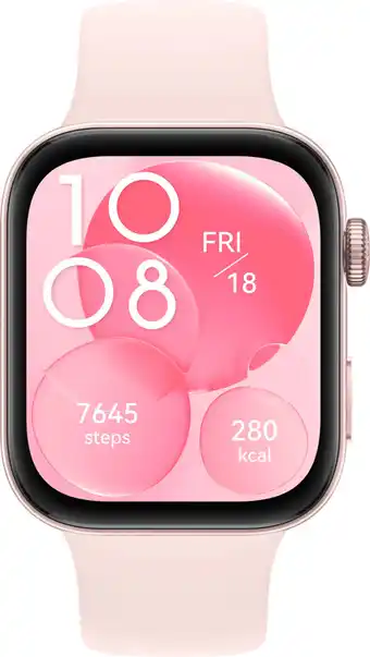 Coolblue Huawei Watch Fit 3 Roze aanbieding