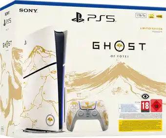 Coolblue PlayStation 5 Slim Disc Edition + Ghost of Yotei Gold Limited Edition aanbieding