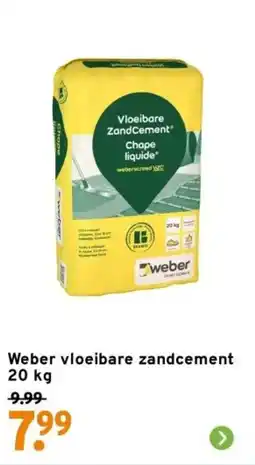 GAMMA Weber vloeibare zandcement aanbieding