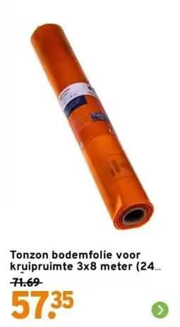 GAMMA Tonzon bodemfolie voor kruipruimte aanbieding