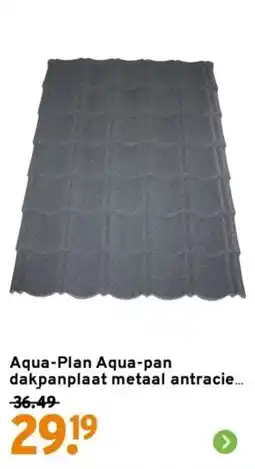 GAMMA Aqua Plan Aqua pan dakpanplaat metaal antracie aanbieding