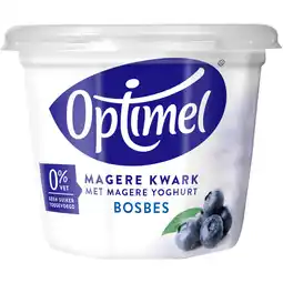 Dekamarkt Optimel Kwark mager met yoghurt bosbes aanbieding