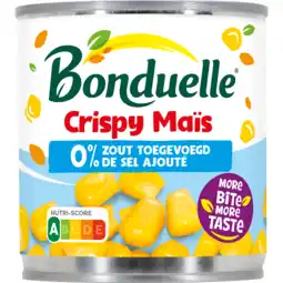 Dekamarkt Bonduelle Crispy mais 0% zout toegevoegd aanbieding