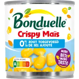 Dekamarkt Bonduelle Crispy mais 0% zout toegevoegd aanbieding