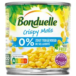 Dekamarkt Bonduelle Crispy mais 0% zout toegevoegd aanbieding