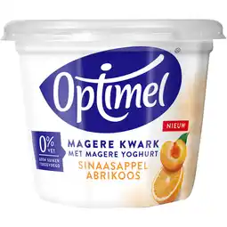 Dekamarkt Optimel Magere kwark sinaasappel-abrikoos aanbieding