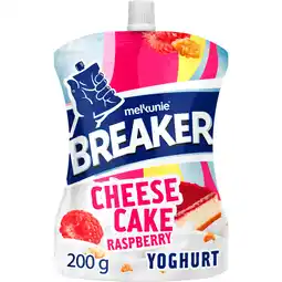 Dekamarkt Melkunie Breaker framboos cheesecake aanbieding