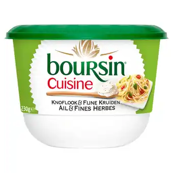 Dekamarkt Boursin Cuisine knoflook & fijne kruiden aanbieding
