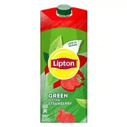 Dekamarkt Lipton Ice tea green strawberry aanbieding
