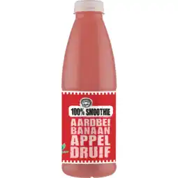 Dekamarkt Fruity Smoothie 100% smoothie aardbei appel banaan aanbieding