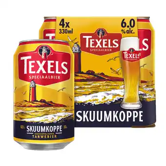 Dekamarkt Texels Skuumkoppe 4x330ml aanbieding