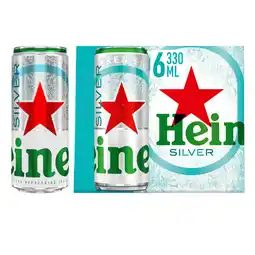 Dekamarkt Heineken Silver 6x33 cl aanbieding