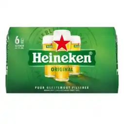 Dekamarkt Heineken Pilsener 6x33 cl aanbieding