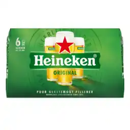 Dekamarkt Heineken Pilsener 6x33 cl aanbieding