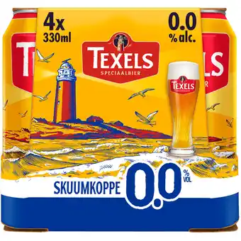 Dekamarkt Texels Skuumkoppe 0.0% 4 x 330ml aanbieding