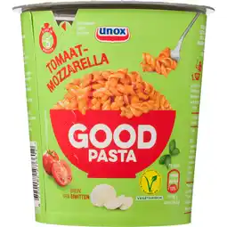 Dekamarkt Unox Good pasta tomaat mozzarella aanbieding