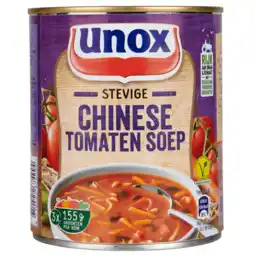 Dekamarkt Unox Stevige Chinese tomatensoep aanbieding