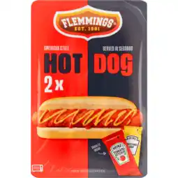 Dekamarkt Flemmings Hotdogs aanbieding