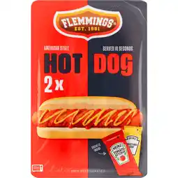 Dekamarkt Flemmings Hotdogs aanbieding