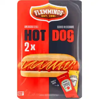 Dekamarkt Flemmings Hotdogs aanbieding