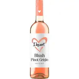 Dekamarkt I Heart Blush pinot grigio aanbieding