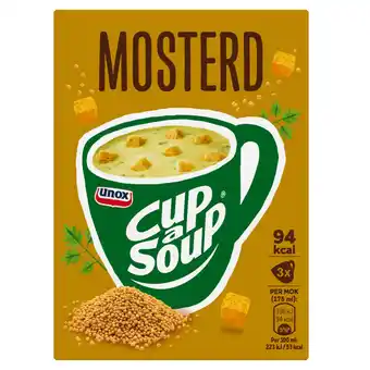 Dekamarkt Unox Cup-a-soup mosterd 3 stuks aanbieding