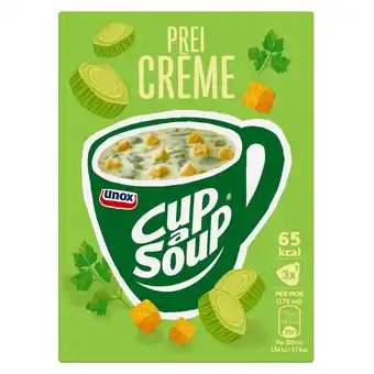 Dekamarkt Unox Cup-a-soup prei creme 3 stuks aanbieding