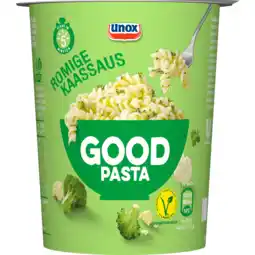 Dekamarkt Unox Good pasta romige kaassaus aanbieding