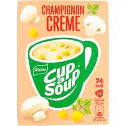 Dekamarkt Knorr Cup-a-soup champignon creme 3 st aanbieding