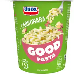 Dekamarkt Unox Good pasta carbonara aanbieding