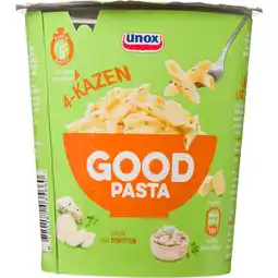 Dekamarkt Unox Good pasta 4 kazen aanbieding