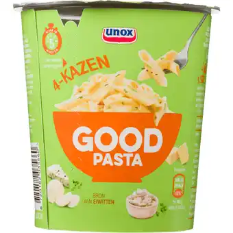 Dekamarkt Unox Good pasta 4 kazen aanbieding