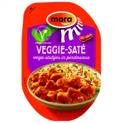 Dekamarkt Mora Veggie saté vegetarisch aanbieding