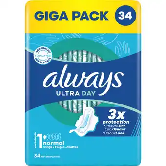 Dekamarkt Always Maandverband ultra day normal plus aanbieding