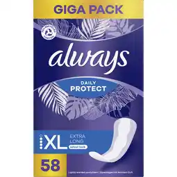 Dekamarkt Always Inlegkruisjes long plus megapak aanbieding