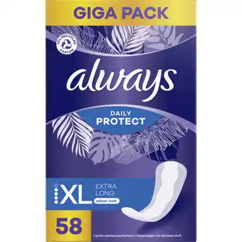 Dekamarkt Always Inlegkruisjes long plus megapak aanbieding