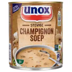 Dekamarkt Unox Stevige champignonsoep aanbieding