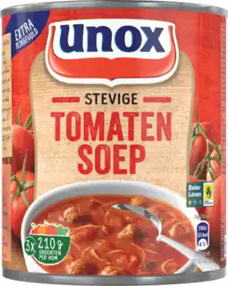 Dekamarkt Unox Stevige tomatensoep aanbieding