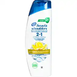 Dekamarkt Head & Shoulders Shampoo citrus 2 in 1 aanbieding